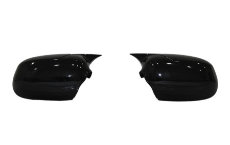 Accesorii exterior - Capace oglinzi Batman style Opel Corsa C 2000-2006 negru lucios