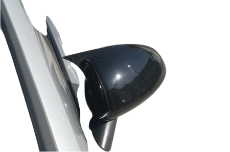 Capace oglinzi Batman style Opel Corsa D 2006-2014 negru lucios [2]