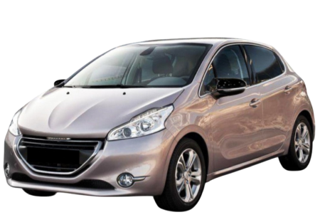 Capace oglinzi Batman style Peugeot 208 2012-2015 negru lucios [1]