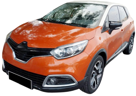 Capace oglinzi Batman style Renault Captur 2013-2019 negru lucios [2]