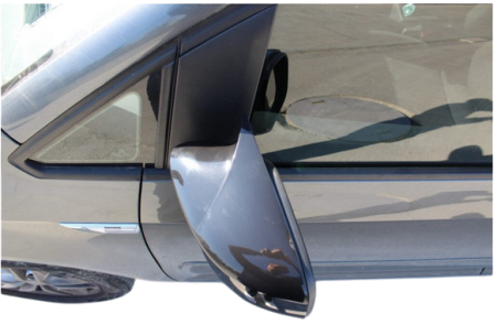 Capace oglinzi Batman style VW Cady 2015-2020 negru lucios [2]