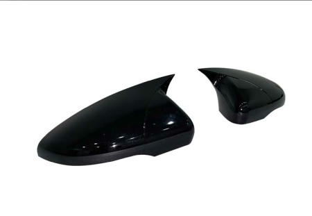 Capace oglinzi Batman style VW Golf V negru lucios [2]