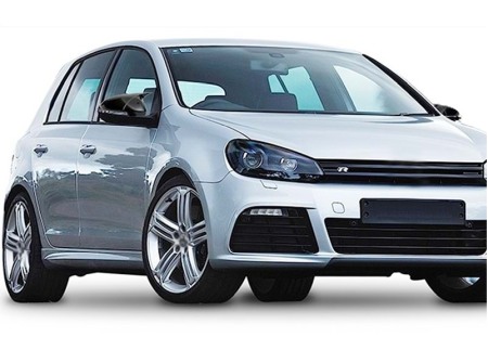 Capace oglinzi Batman style VW Golf V negru lucios [3]