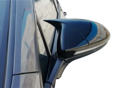 Capace oglinzi Batman style VW Golf VII 2012-2023 negru lucios [2]