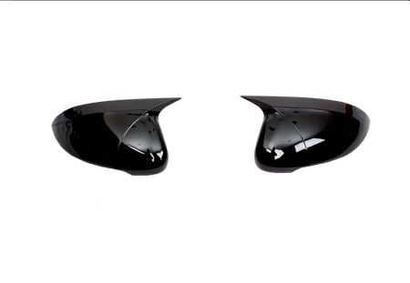 Accesorii exterior - Capace oglinzi Batman style VW Passat B8 2015-2019 negru lucios