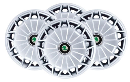 Capace roti Skoda r15 la set de 4 bucati cod 338 [3]