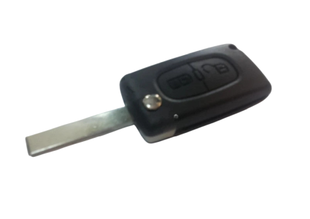 Carcasa cheie Peugeot briceag cu 2 butoane [2]