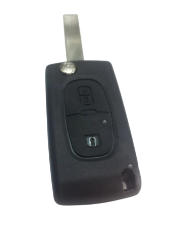 Carcase chei auto - Carcasa cheie Peugeot briceag cu 2 butoane