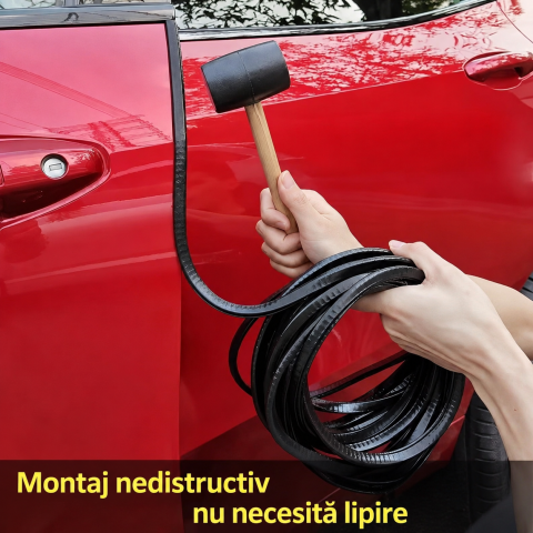 Diverse - Cheder Protecție Uși Auto Universal 5M Negru