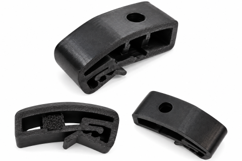 Clema Fixare Deflector Capota Auto din Plastic ABS, 45 mm, Universala [3]