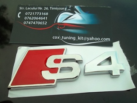 Emblema Audi S4 din metal [1]