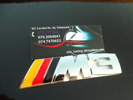 Emblema portbagaj cu m3 si steagul germaniei [1]