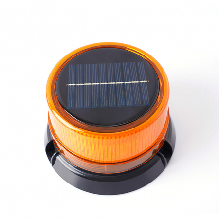 Girofar Led stroboscopic solar cu talpa magnetica [4]
