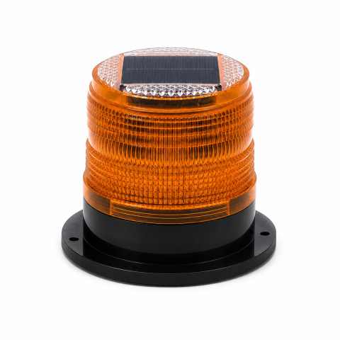 Girofare auto - Girofar Led stroboscopic solar cu talpa magnetica
