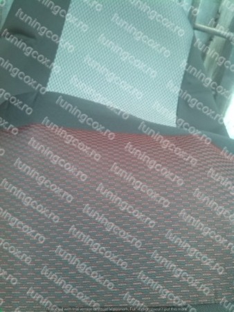 Huse scaune Buss 1+1 negru cu visiniu [1]