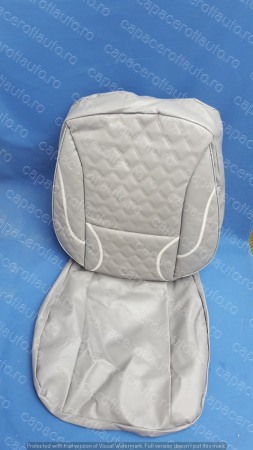 Huse scaune din material textil gri [3]