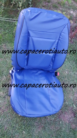 Huse scaune imitatie piele albastra [1]