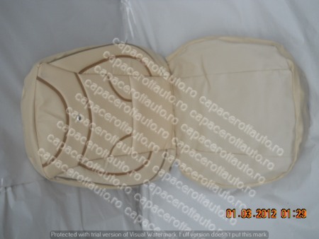 Huse scaune imitatie piele crem memo [1]