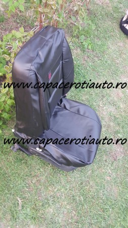 Huse scaune imitatie piele negru complet [1]
