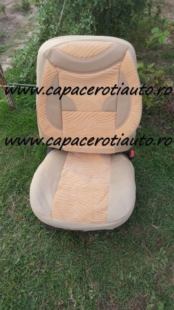 Huse scaune universale din material crem [3]