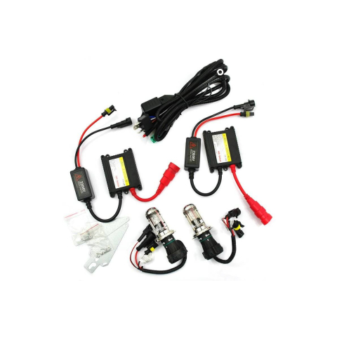 Xenon,Becuri,Leduri - Kit Xenon H4 Bi-Xenon 35W 6000K, Fază Scurtă și Lungă