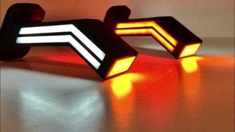 Lampă Gabarit LED Braț Lung cu Efect Neon 12V/24V-semnalizare dinamica [4]