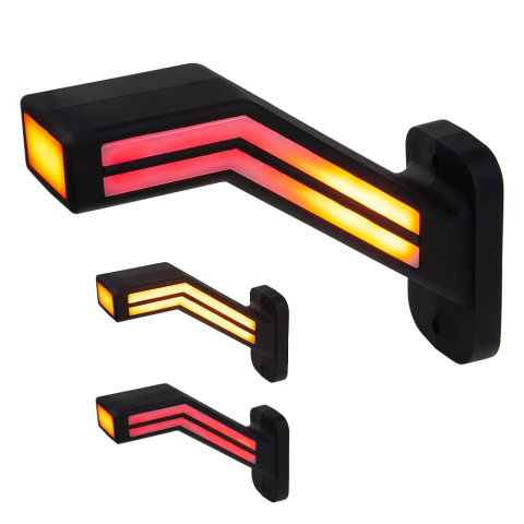 Accesorii remorca - Lampă Gabarit LED Braț Lung cu Efect Neon 12V/24V-semnalizare dinamica