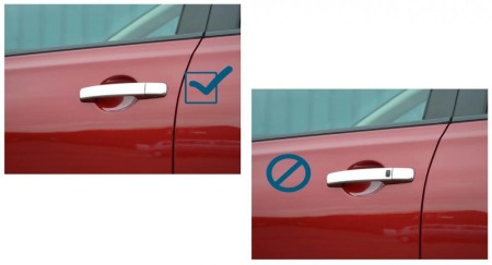 Manere din inox Nissan Qashqai / Qashqai +2 2007-2013 fÄrÄ Ikey [2]