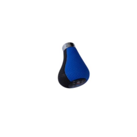 Nuca schimbator BMW 5 trepte cu piele perforata albastru-negru [2]