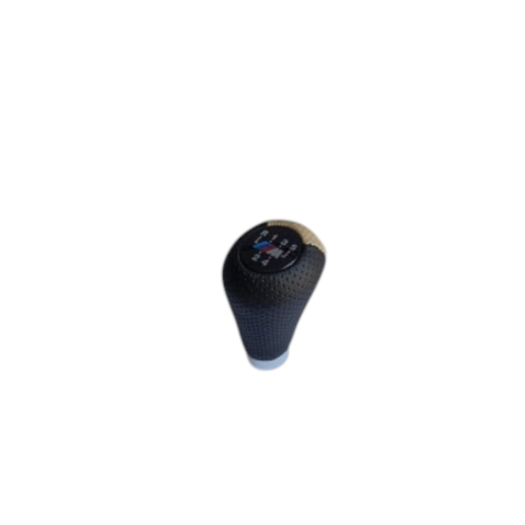 Nuca schimbator BMW 5 trepte cu piele perforata crem-negru [2]
