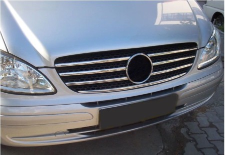 Ornamente inox grila Mercedes Vito W639 2004-2010 [1]