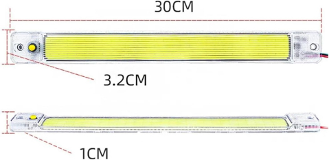 Plafonieră Auto LED Universală 25cm –15W,1380lm, 12V-24V, Lumină Puternică Alb-Rece - Copie [12]