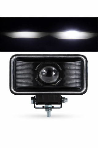 Lumini de zi - Proiector Bi-LED cu lupă, fază scurtă/lungă, 35W