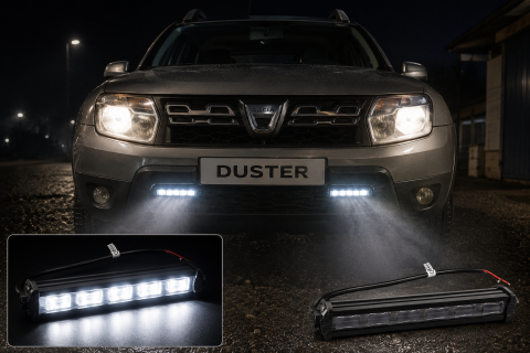 Proiector LED 18W 12V-24V, 6 LED, 6000K, IP67, 18 cm [4]