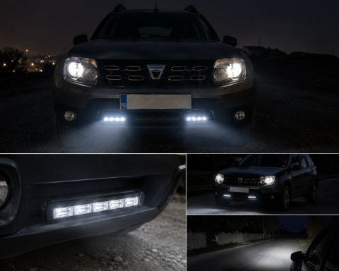Proiector LED 18W 12V-24V, 6 LED, 6000K, IP67, 18 cm [1]