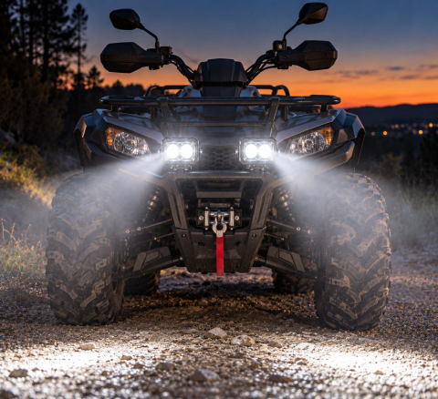 Proiector LED 20W, 2 LED, Trotinetă, ATV, Auto, off-roud [3]