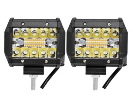 Proiector LED 60W stroboscop off-road 5 functii [0]