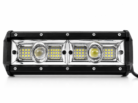 Proiector LED Auto Offroad Dublu 96W, 12V-80V, Spot cu Lupă, IP67 [3]