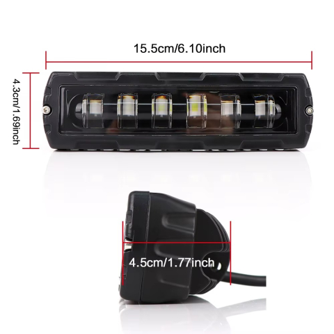 Proiector LED Bar 40W 10-80V 6 LED 6500K Alb Xenon [1]