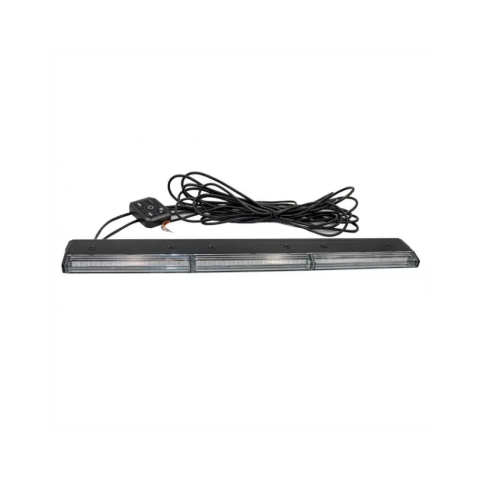 Proiector LED stroboscopic 12-24V, 15W, 47 cm, galben, cu telecomandă, super slim – IP65 [1]