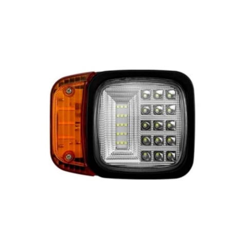 Leduri - Proiector LED Utilaj cu Semnalizare 18W 9-32V Alb + Portocaliu