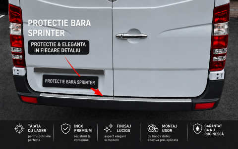 Protectie bara spate din inox Mercedes Sprinter 2006-2023