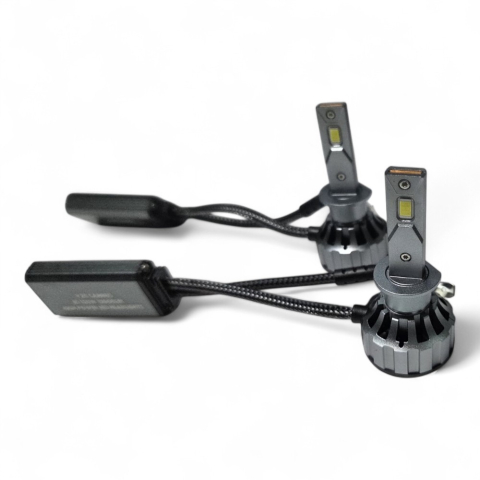 Set 2 Becuri LED H1 Canbus 120W – 12000 LM, 6000K Alb Rece, V20 [3]