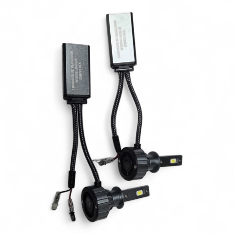 Set 2 Becuri LED H1 Canbus 120W – 12000 LM, 6000K Alb Rece, V20 [5]