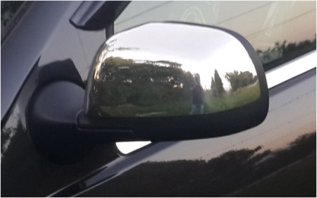 Oglinzi - Set 2 capace cromate oglinda din plastic ABS Dacia Duster 2010-2012