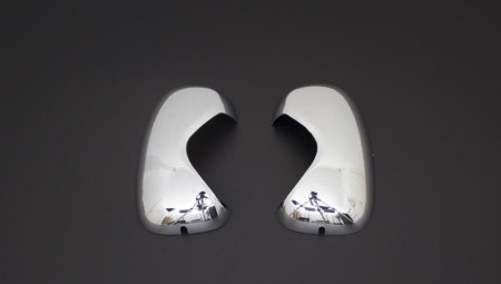 Set 2 capace oglinda cromate din inox Renault Trafic 2001-2014 [1]