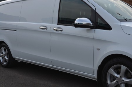 Set 2 capace oglinda cromate din plastic Mercedes Vito W447 2015-2023 [2]