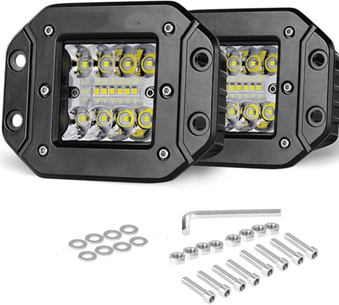Proiectoare de jeep sau tir - Set 2 Proiectoare LED 48W Off Road 12V-24V