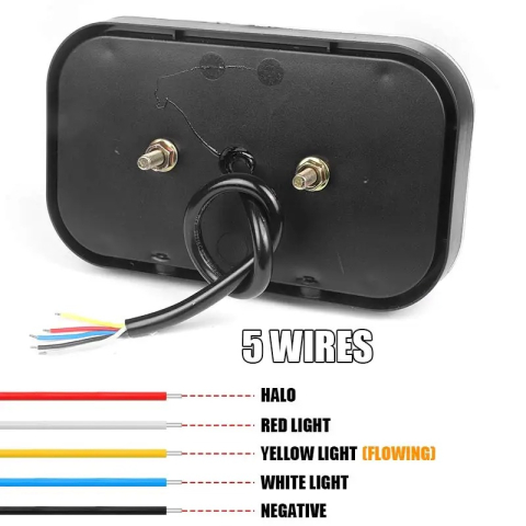 Set 2 Stopuri LED Remorcă Semnalizare Dinamică 12V/24v [3]