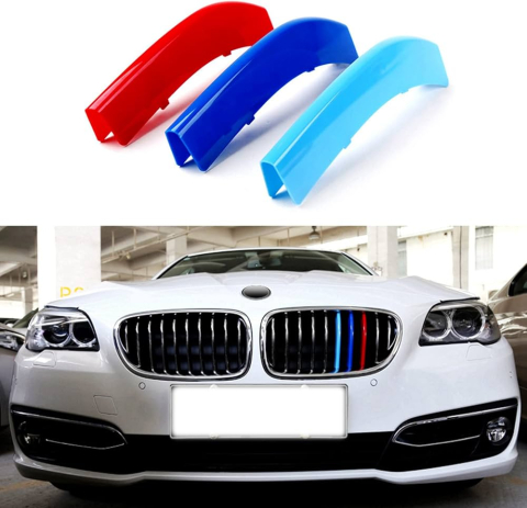 Grile - Set 3 Ornamente Grilă BMW Seria 5 F10 (2013-2018), M Performance Style